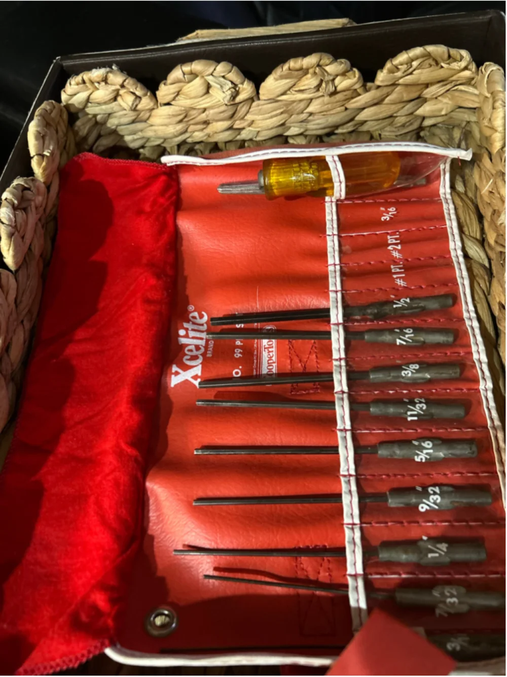 Xcelite Tool Set One Size Red and Yellow